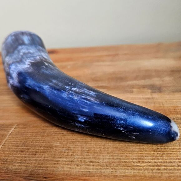 2 - River Water Buffalo Horn Set 5" & 7" Trophy Room Craft Projects - Picture 12 of 13